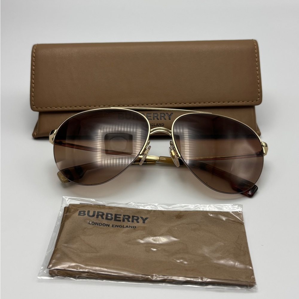 Burberry Ferry Aviator Sunglasses